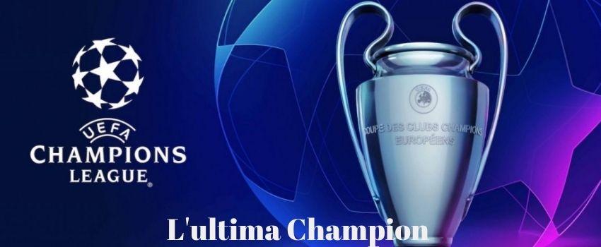 l'ultima champion league